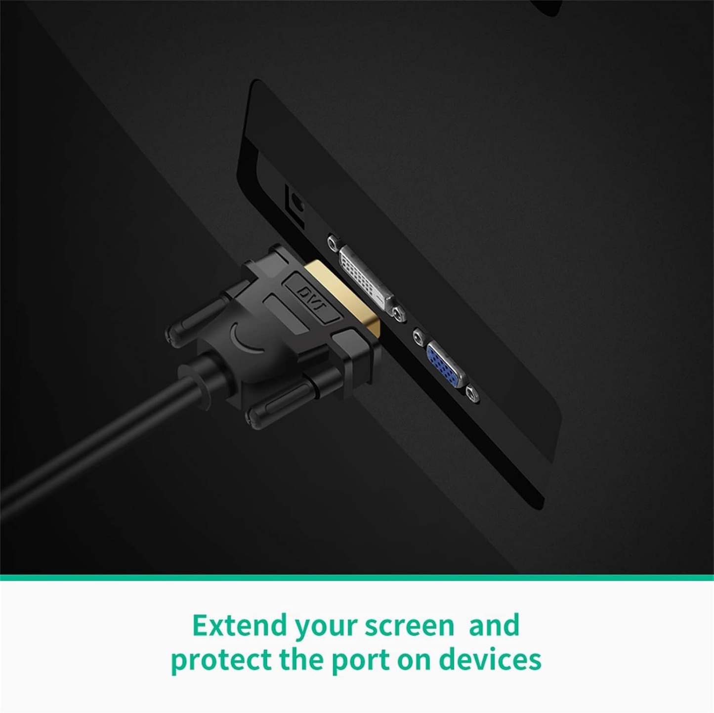 Adattatore Video UGREEN 20118, HDMI - DVI, 1080P, Nero