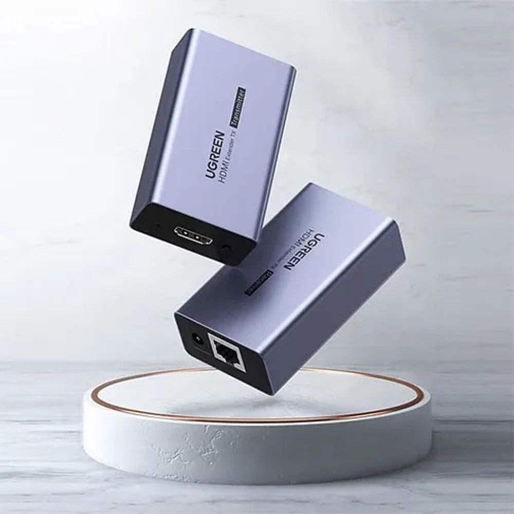 Adattatore Video UGREEN CM455 (20519EU), HDMI - RJ45, 1080P, Grigio