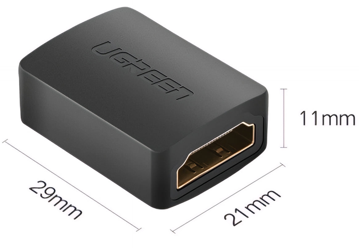 Adattatore Video UGREEN HD112, HDMI - HDMI, 4K, Nero