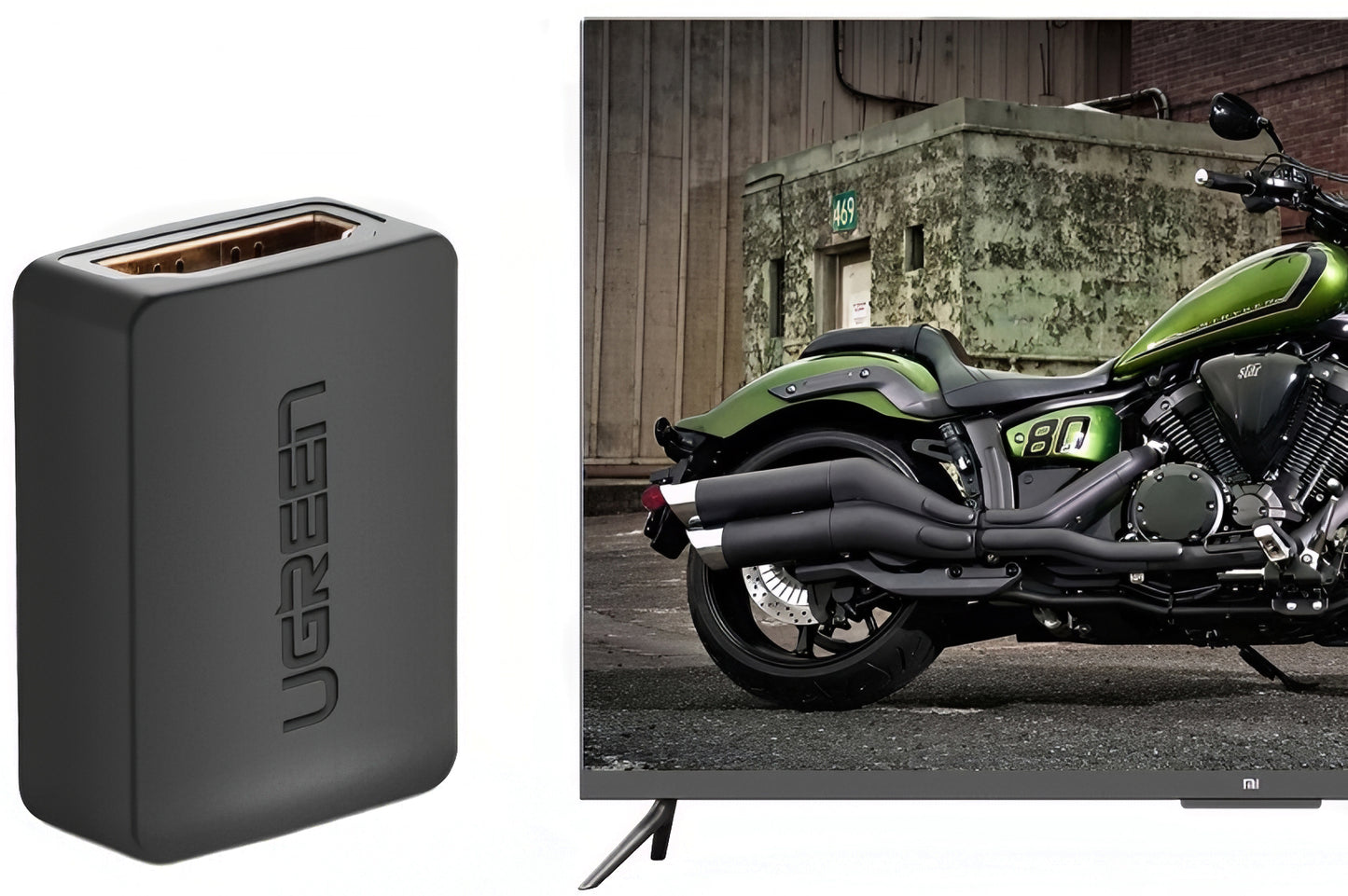 Adattatore Video UGREEN HD112, HDMI - HDMI, 4K, Nero