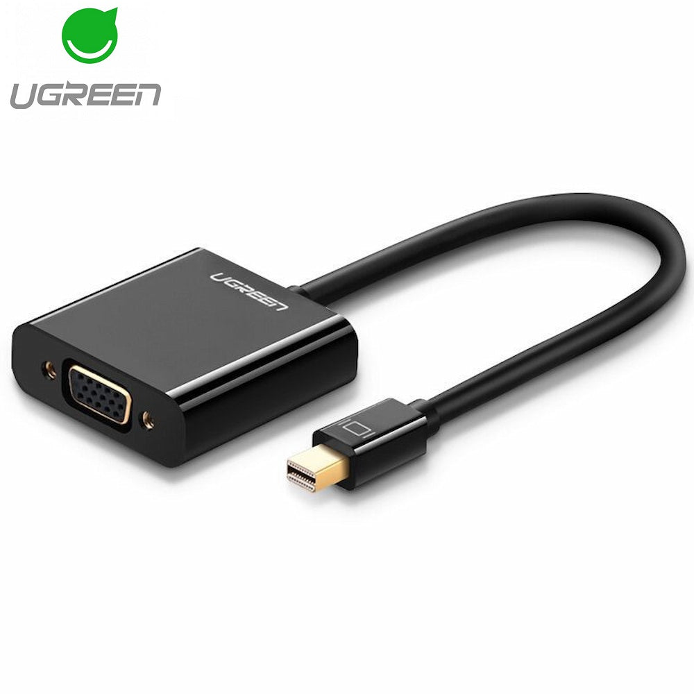 UGREEN Video Adapter, MiniDisplayPort - VGA, 1080P, Black