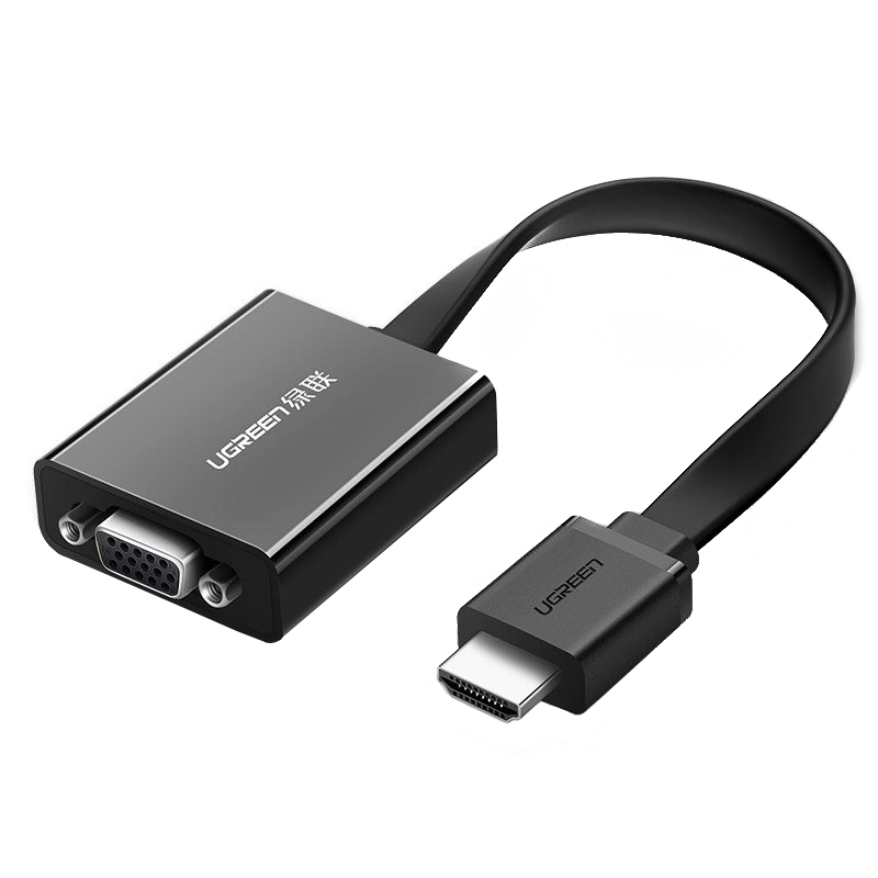Adattatore Video UGREEN MM103 (40248), HDMI - VGA, 1080P, Nero