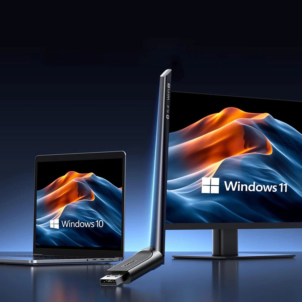 Adattatore Wireless UGREEN AX900 (75109), Dual Band, Wi-Fi 6, 600Mbps, Nero