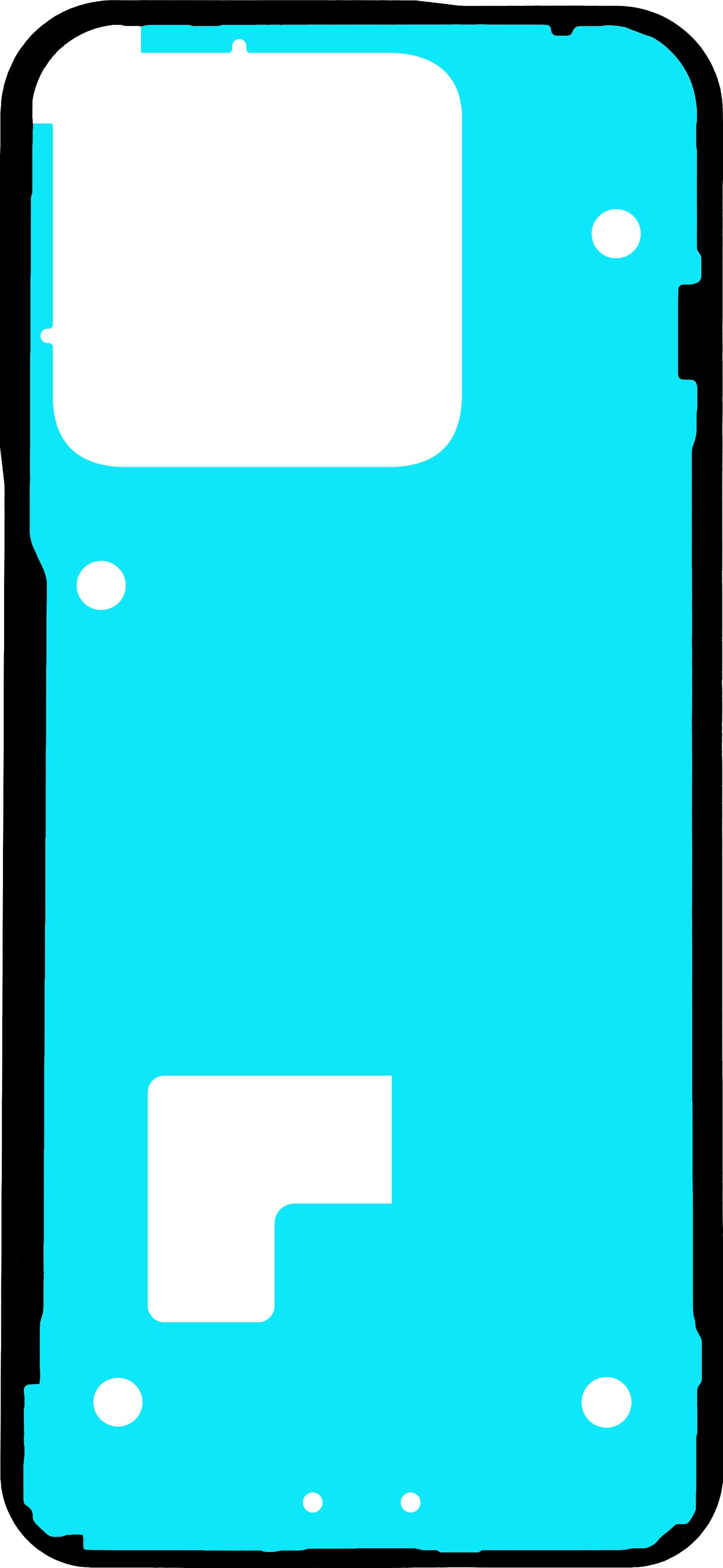 Motorola Edge 70 Pro Battery Cover Adhesive, Service Pack 5D78C32520