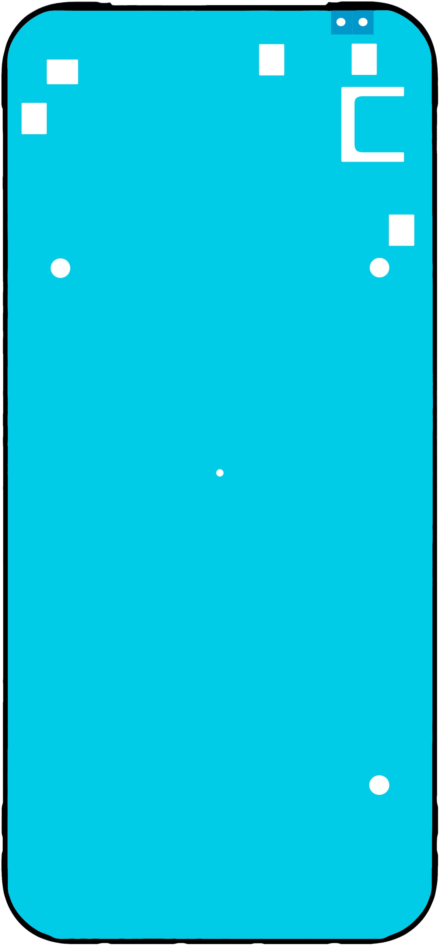 Adesivo Display Google Pixel 9a, Service Pack G806-12226-04