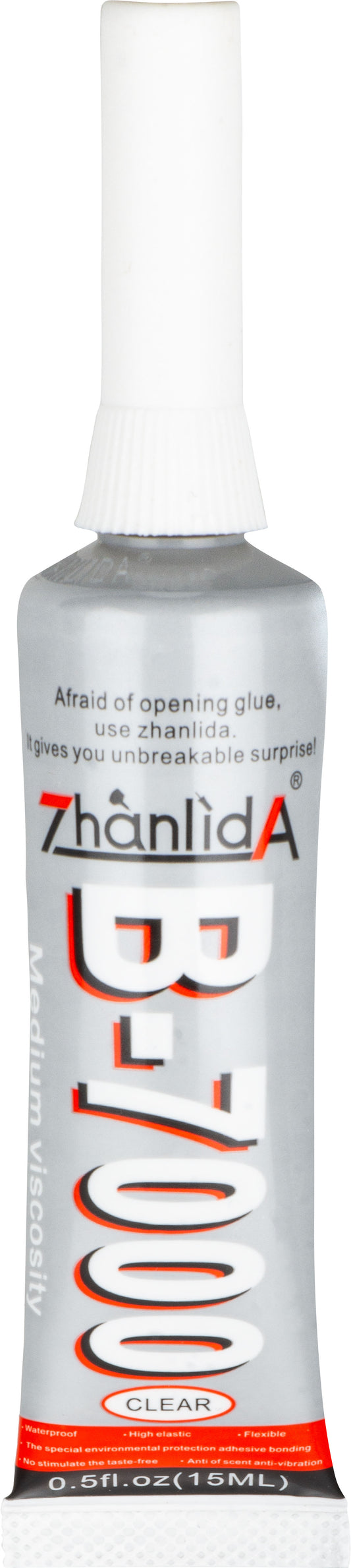 Adesivo Liquido Zhanlida B-7000, 15ml, Trasparente
