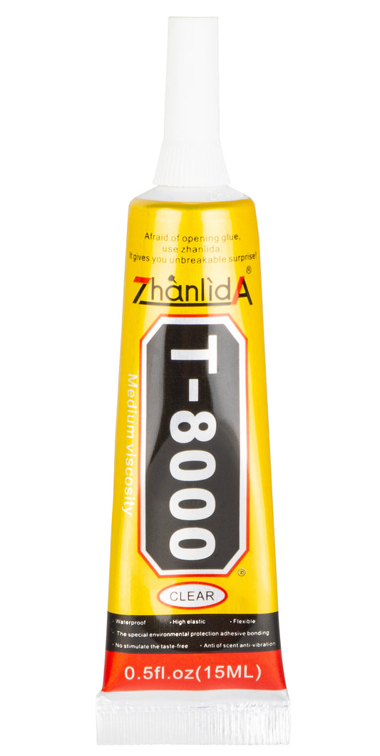 Colla Liquida Zhanlida T-8000, 15ml, Trasparente