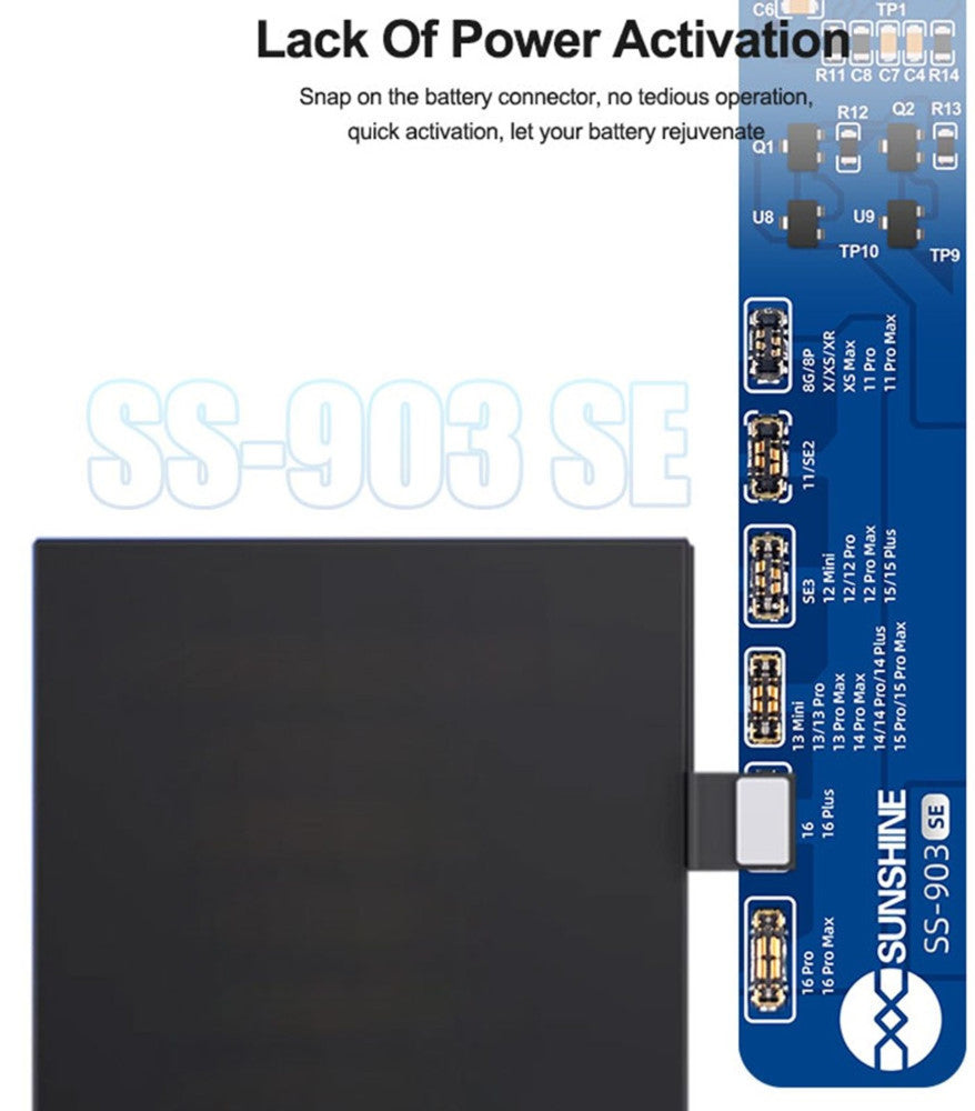 Alimentatore Piastra Sunshine SS-903 SE per Apple iPhone 8 - 16 Series