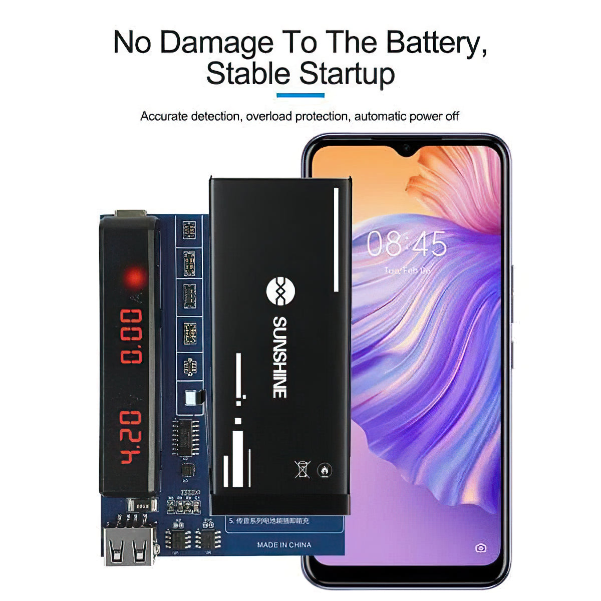 Alimentatore Piastra Sunshine SS-904B per TECNO / Infinix / Itel Series, 2in1