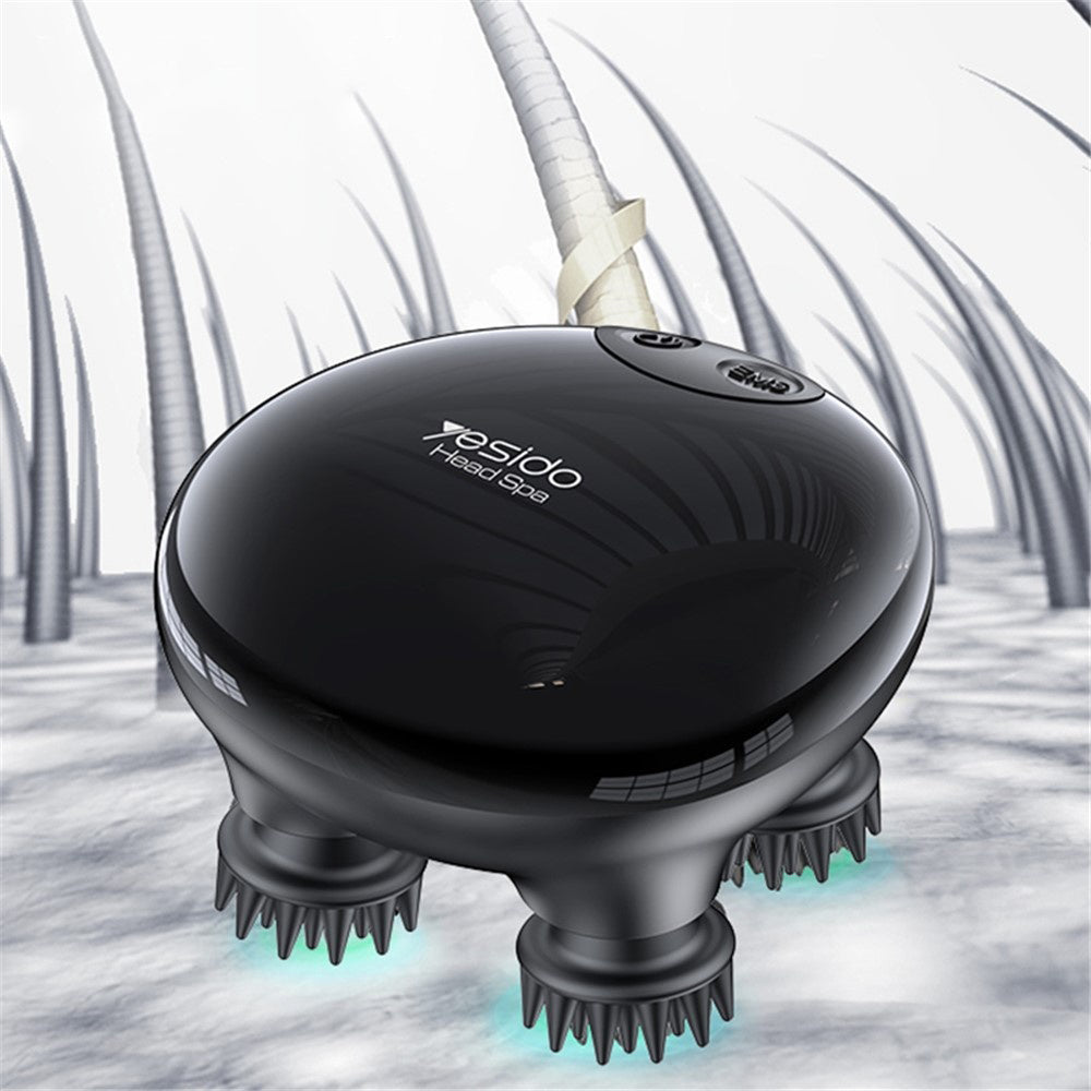 Apparecchio per Massaggio del Cuoio Capelluto Yesido MG04, Nero