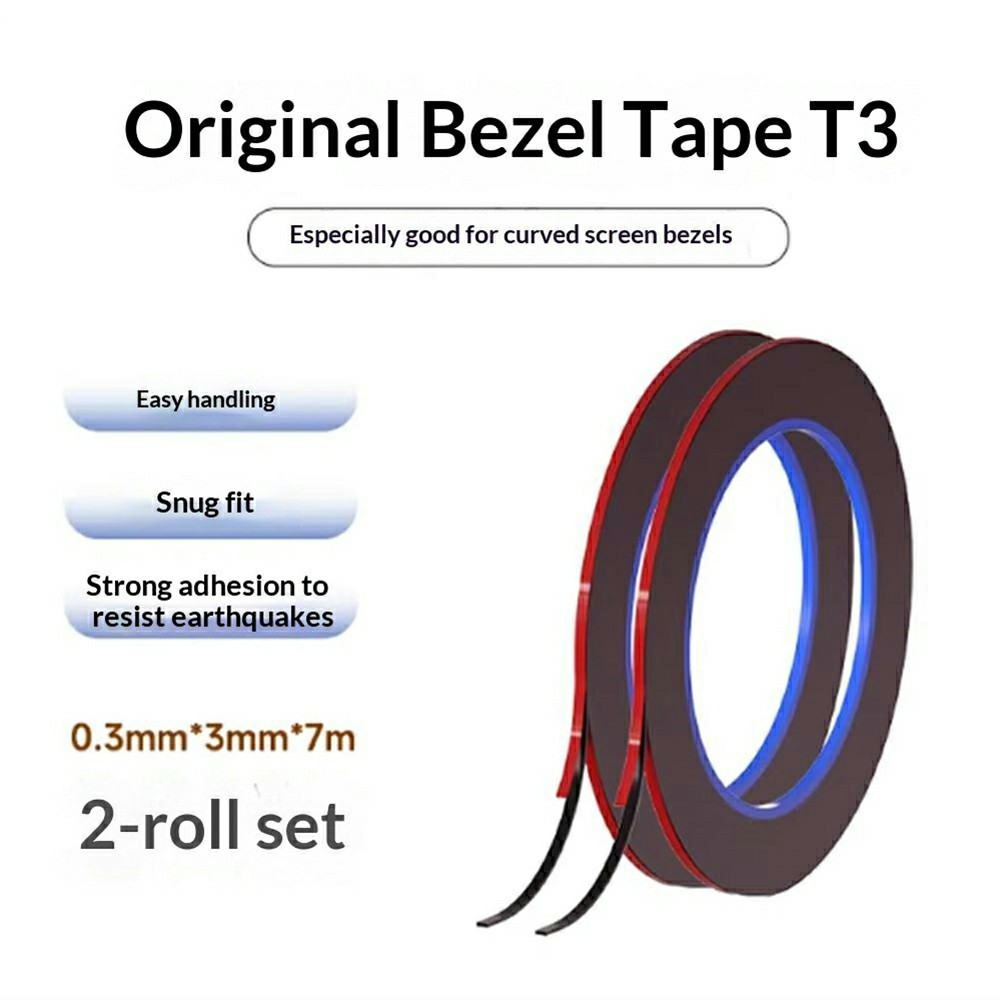 Nastro Adesivo Mechanic, 0,3 mm, Set 2 pezzi, Nero