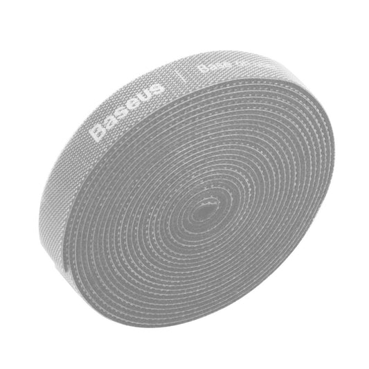 Organizzatore Cavi Baseus Circle, Velcro, 3m, Grigio ACMGT-F0G