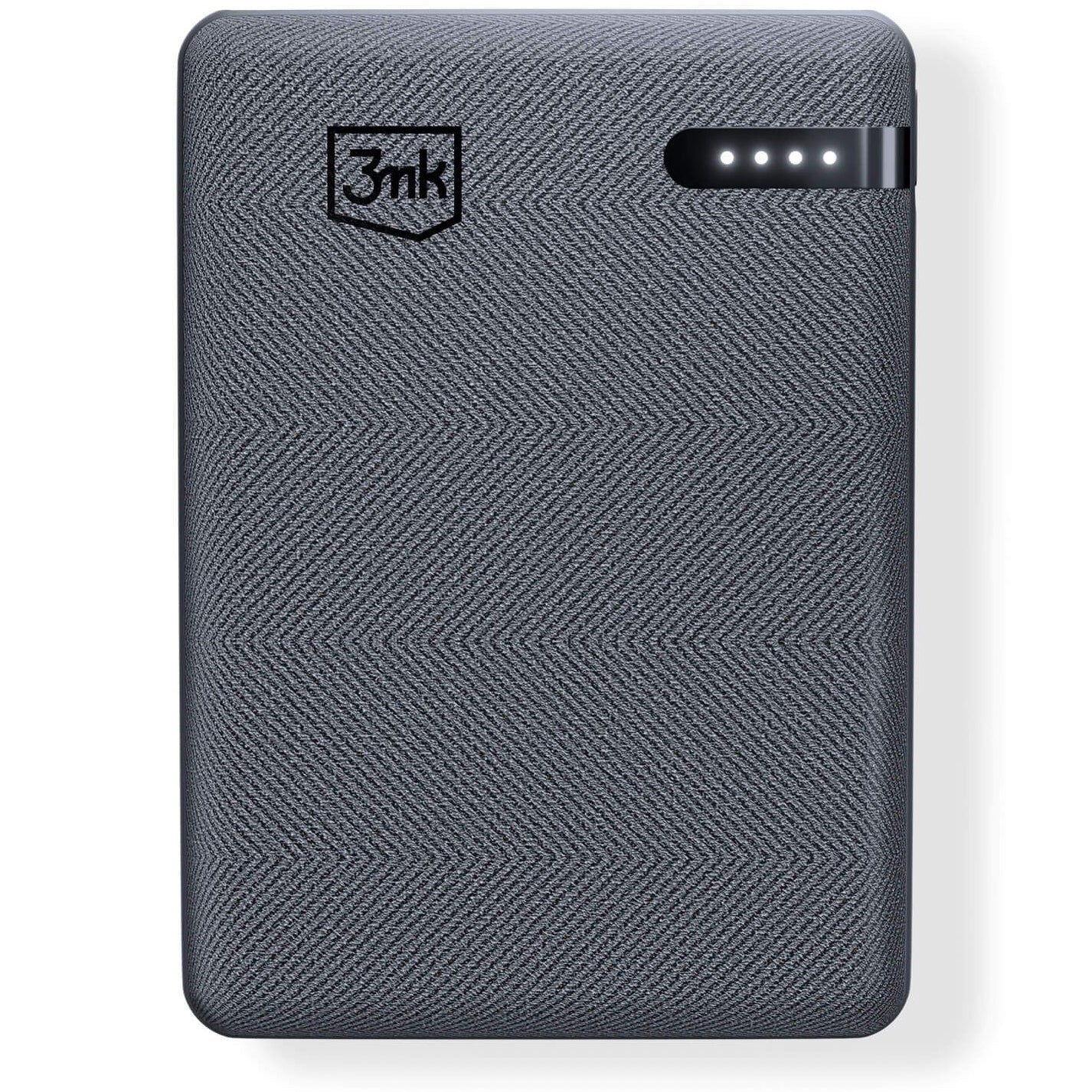 Batteria Esterna 3MK Pocket, 5000mAh, 12W, 1 x USB-C, Grigio