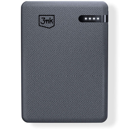 Batteria Esterna 3MK Pocket, 5000mAh, 12W, 1 x USB-C, Grigio