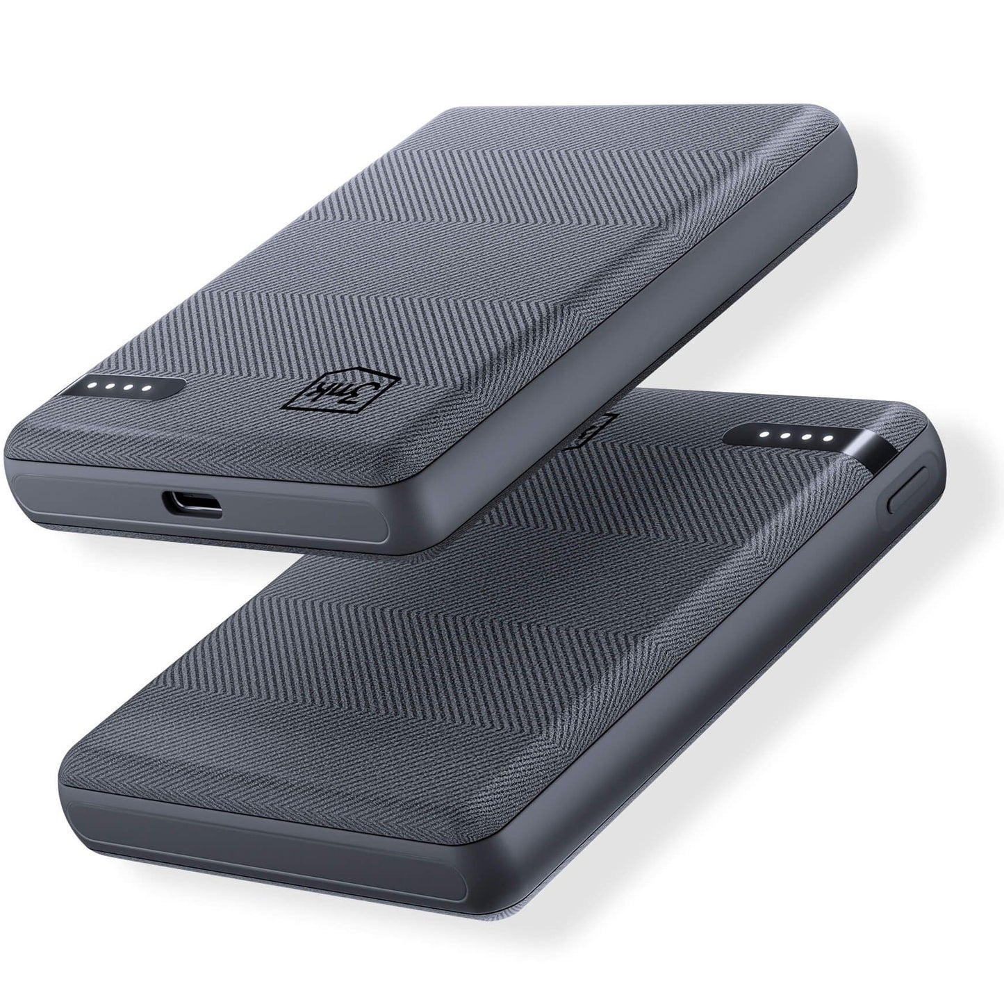 Batteria Esterna 3MK Pocket, 5000mAh, 12W, 1 x USB-C, Grigio