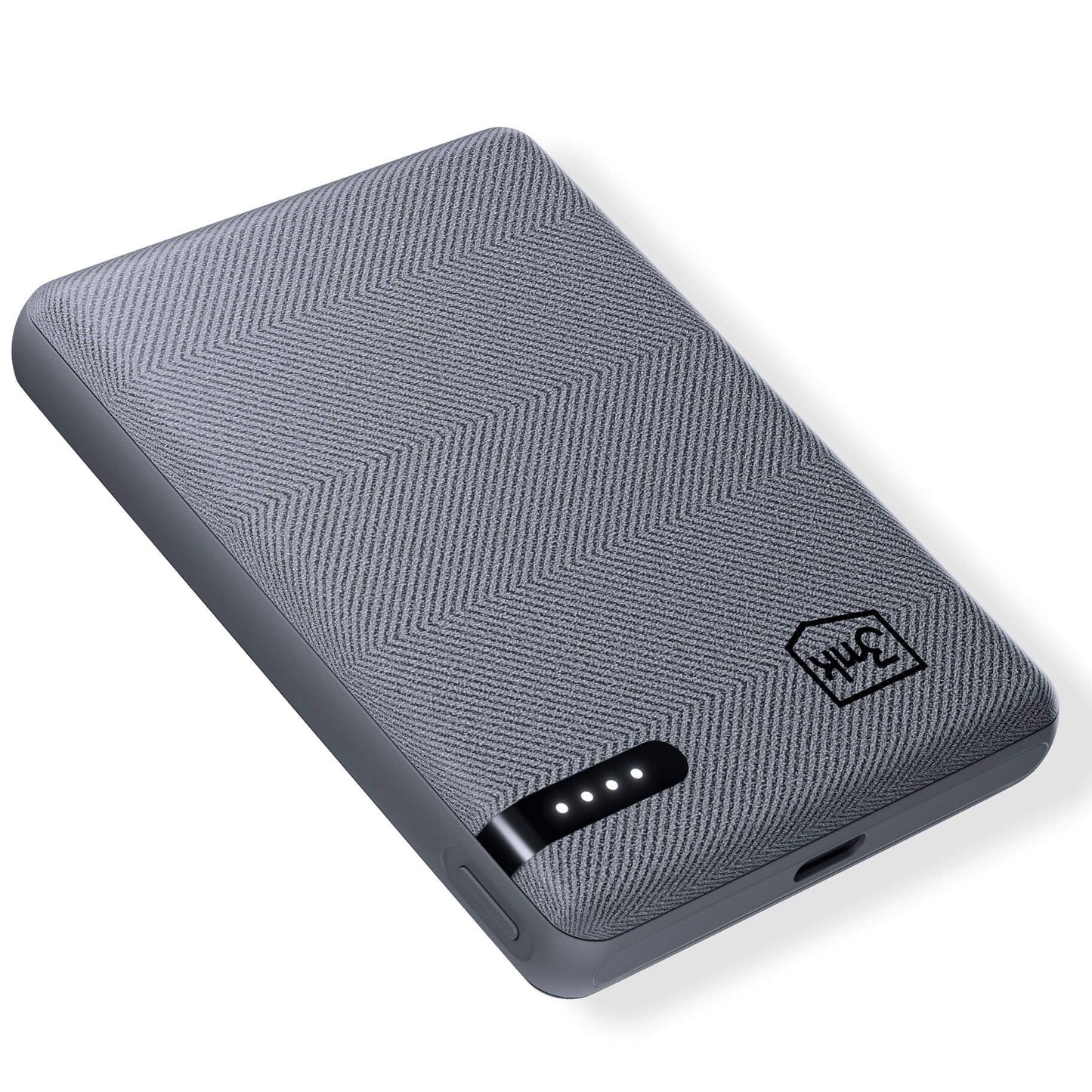 Batteria Esterna 3MK Pocket, 5000mAh, 12W, 1 x USB-C, Grigio