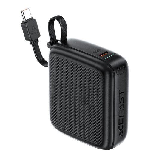 Batteria Esterna Acefast M15, 10000mAh, 20W, PD, 2 x USB-C, Nera