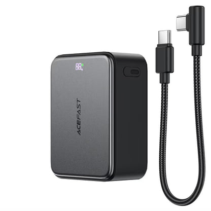 Batteria Esterna Acefast M28, 10000mAh, 22.5W, QC + PD, 1 x USB-A - 2 x USB-C, Nera