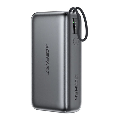 Batteria Esterna Acefast M34, 20000mAh, 45W, QC + PD, 1 x USB-A - 2 x USB-C, Grigio