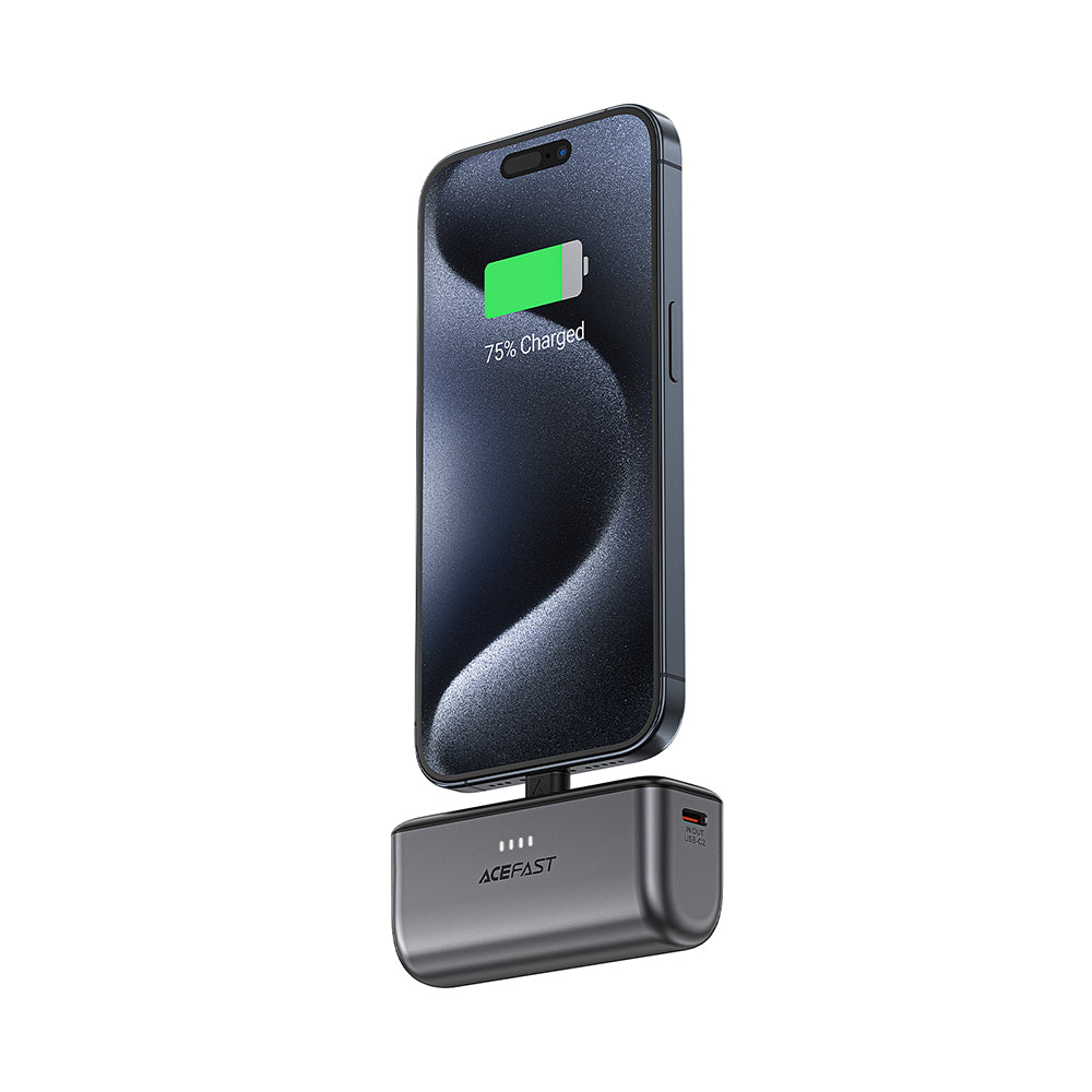Batteria Esterna Acefast M9, 5000mAh, 20W, PD, 2 x USB-C, Nera