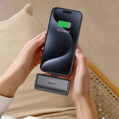 Batteria Esterna Acefast M9, 5000mAh, 20W, PD, 2 x USB-C, Nera