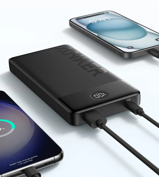 Batteria esterna Anker PowerCore 326, 20000 mAh, 15 W, 1 x USB-A - 1 x USB-C, nero A1367G11