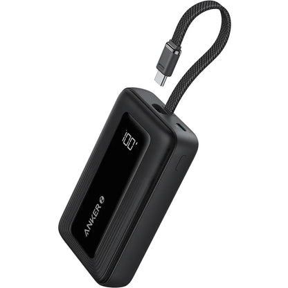 Batteria Esterna Anker Zolo, 10000mAh, 30W, QC + PD, 1 x USB-A - 2 x USB-C, Nera A1688H11