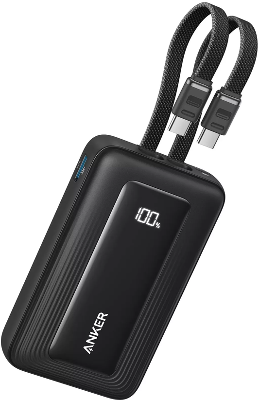 Batteria Esterna Anker Zolo, 20000mAh, 45W, QC + PD, 1 x USB-A - 3 x USB-C, Nera A1681H12