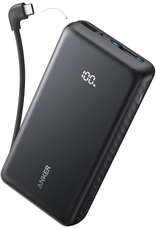 Batteria Esterna Anker Zolo, 10000mAh, 22.5W, QC + PD, 1 x USB-A - 2 x USB-C, Nera A110DH11