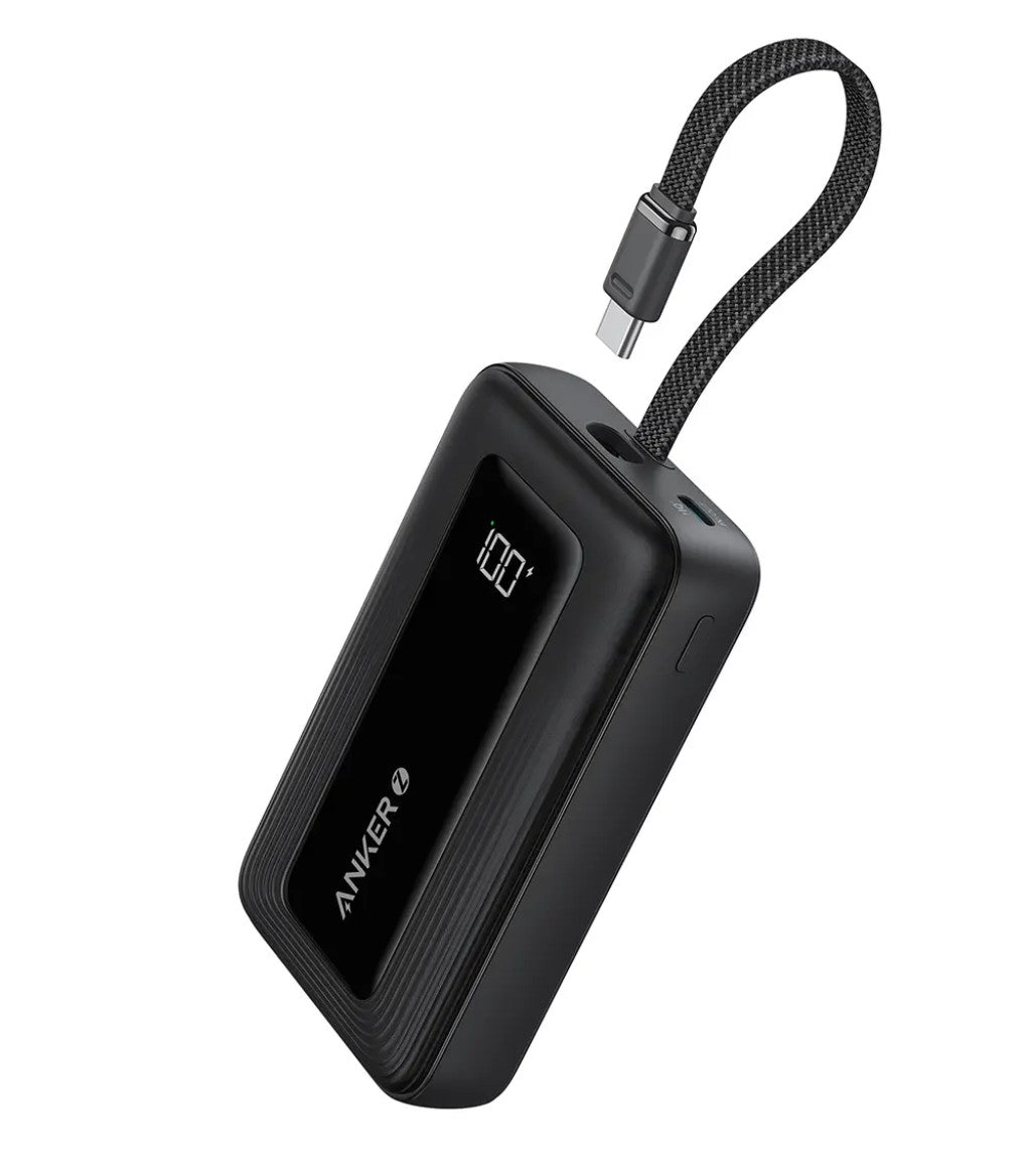 Batteria Esterna Anker Zolo, 10000mAh, 30W, QC + PD, 1 x USB-A - 2 x USB-C, Nera A1688H11