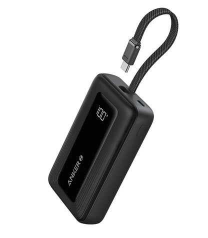 Batteria Esterna Anker Zolo, 10000mAh, 30W, QC + PD, 1 x USB-A - 2 x USB-C, Nera A1688H11