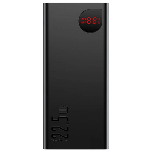 Batteria Esterna Baseus Adaman, 20000mAh, 22.5W, QC + PD, 1 x USB-C - 2 x USB-A, Nera PPAD070101