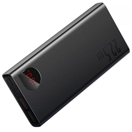 Batteria Esterna Baseus Adaman, 20000mAh, 22.5W, QC + PD, 1 x USB-C - 2 x USB-A, Nera PPAD070101