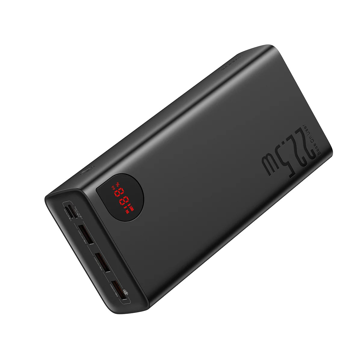 Batteria Esterna Baseus Adaman, 40000mAh, 22.5W, QC + PD, 1 x USB-C - 3 x USB-A, Nera