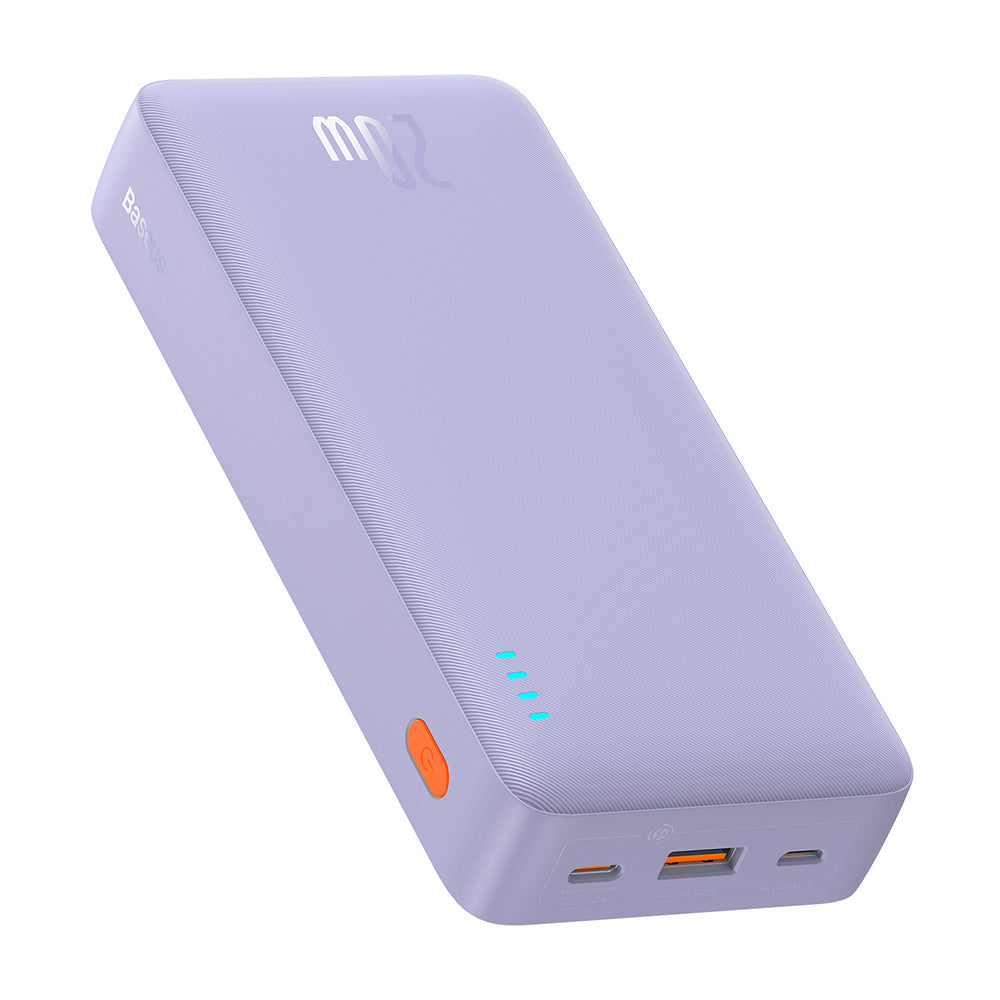 Batteria Esterna Baseus Airpow, 20000mAh, 20W, QC + PD, 1 x USB-A - 1 x USB-C, Viola P10022804513-00