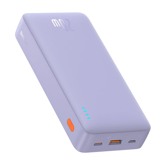 Batteria Esterna Baseus Airpow, 20000mAh, 20W, QC + PD, 1 x USB-A - 1 x USB-C, Viola P10022804513-00