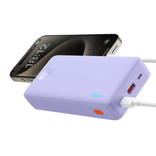 Batteria Esterna Baseus Airpow, 20000mAh, 20W, QC + PD, 1 x USB-A - 1 x USB-C, Viola P10022804513-00