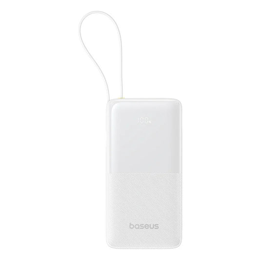 Batteria Esterna Baseus Bipow 2, 10000mAh, 20W, QC + PD, 1 x USB-A - 2 x USB-C, Bianca P10077101213-00