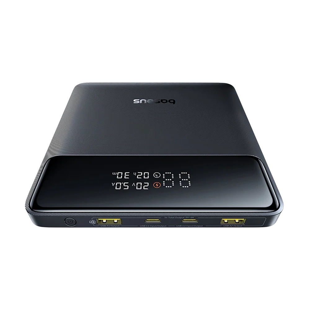 Batteria Esterna Baseus Blade H1, 20000mAh, 100W, QC + PD, 2 x USB-A - 2 x USB-C, Nera