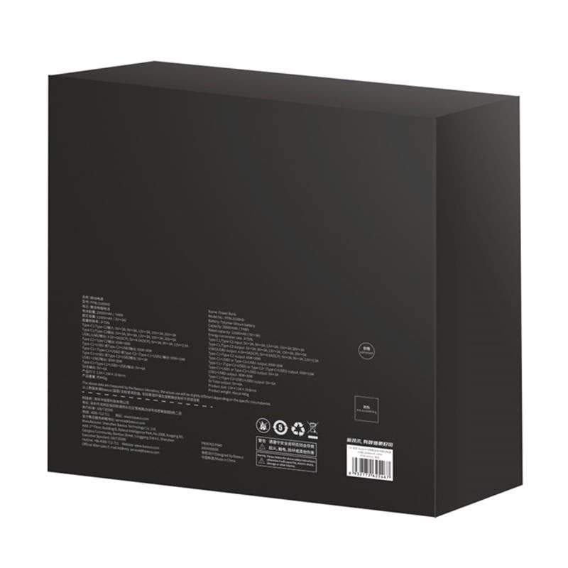 Batteria Esterna Baseus Blade HD, 20000mAh, 100W, QC + PD, 2 x USB-A - 2 x USB-C, Nera PPBL000301