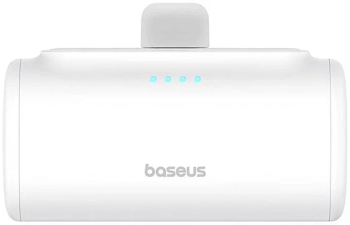 Batteria Esterna Baseus Compact, 5000mAh, 20W, PD, 1 x Lightning - 1 x USB-C, Bianca P10068307213-00