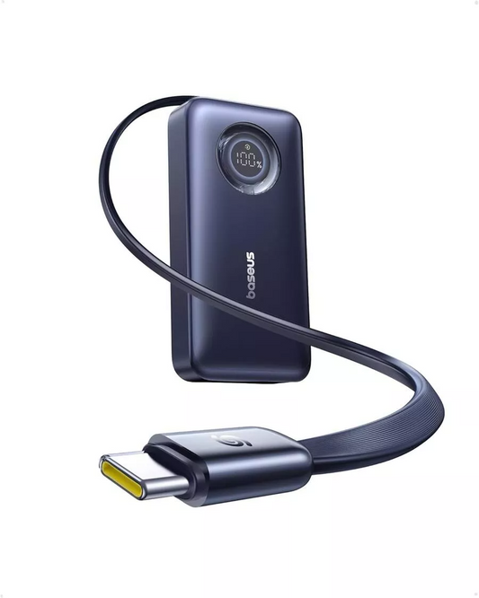 Batteria Esterna Baseus EnerCore CR11, 10000mAh, 45W, PD, 2 x USB-C, Nera E0027G01
