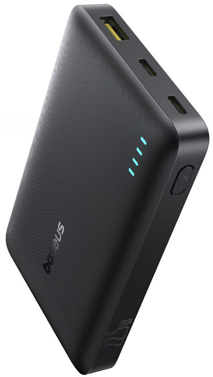 Batteria Esterna Baseus EnerFill FP21, 10000mAh, 22.5W, QC + PD, 1 x USB-A - 2 x USB-C, Nera P1008210D123-00
