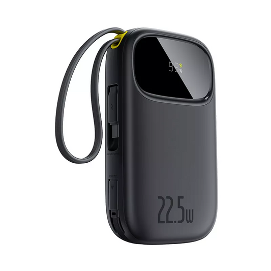 Batteria Esterna Baseus EnerFill FC31, 20000mAh, 22.5W, QC + PD, 1 x Lightning - 1 x USB-A - 2 x USB-C, Nera P10082107123-00