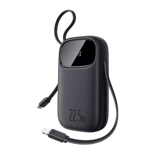 Batteria Esterna Baseus EnerFill FC31, 20000mAh, 22.5W, QC + PD, 1 x Lightning - 1 x USB-A - 2 x USB-C, Nera P10082107123-00
