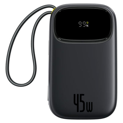 Batteria Esterna Baseus EnerFill FC31 Qpow 3, 10000mAh, 45W, QC + PD, 1 x USB-A - 3 x USB-C, Nera P10082102123-00