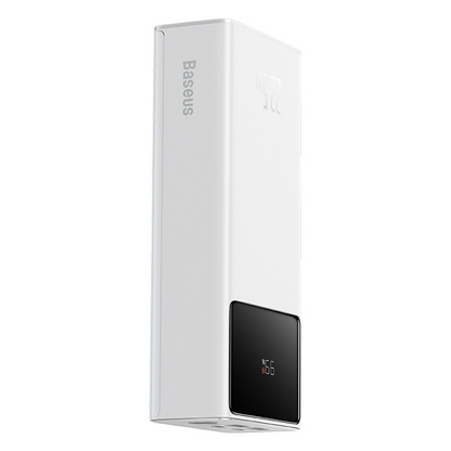 Batteria Esterna Baseus EnerFill FP41, 30000mAh, 22.5W, QC + PD, 1 x USB-C - 2 x USB-A, Bianca