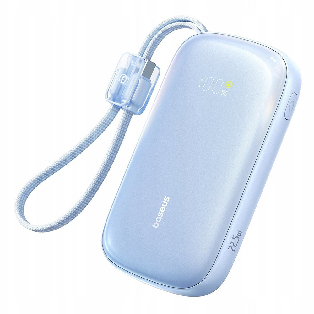 Batteria Esterna Baseus EnerFill FC21 Qpow 3 Ultra, 10000mAh, 22.5W, QC + PD, 1 x USB-A - 1 x USB-C, Blu E0027L03