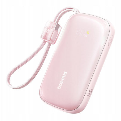 Batteria Esterna Baseus EnerFill FC21 Qpow 3 Ultra, 20000mAh, 22.5W, QC + PD, 1 x USB-A - 1 x USB-C, Rosa E0027M02