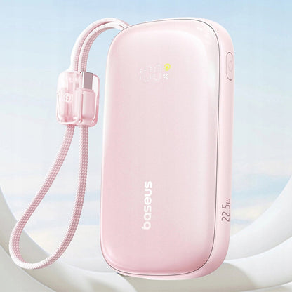 Batteria Esterna Baseus EnerFill FC21 Qpow 3 Ultra, 20000mAh, 22.5W, QC + PD, 1 x USB-A - 1 x USB-C, Rosa E0027M02